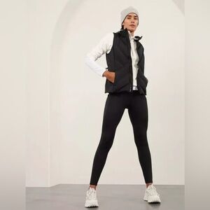 NWOT Athleta Altitude Edge Stash Fleece Lined Tight Size Med (#469516)